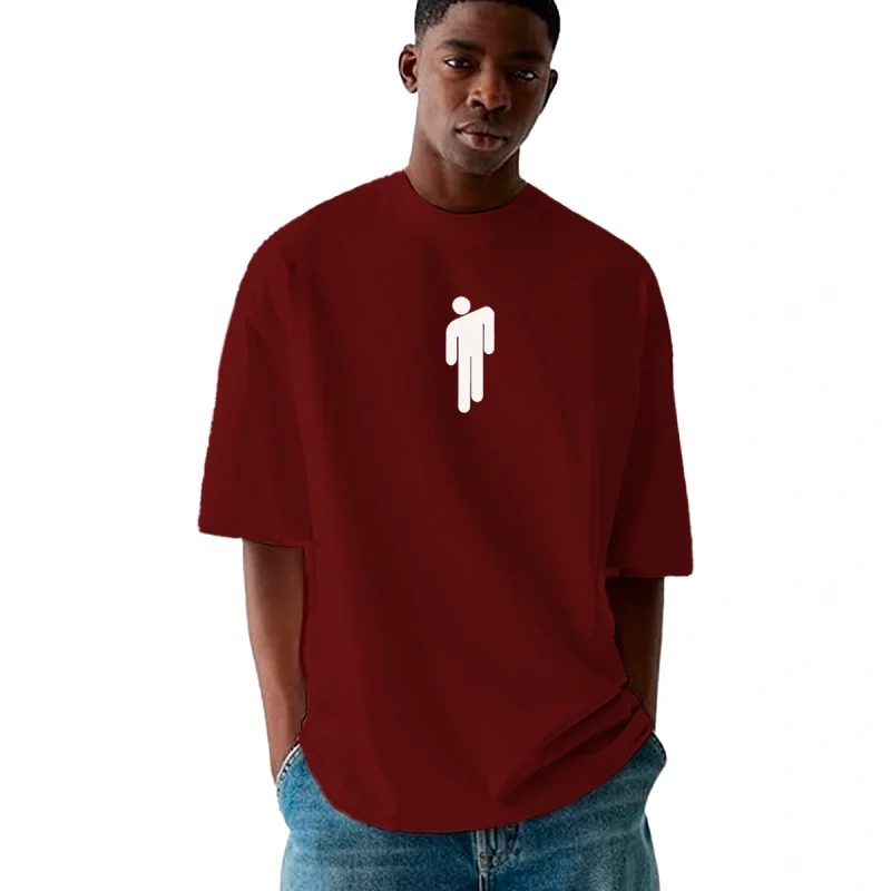 Camiseta Masculina Oversized Billie Eilish Logo